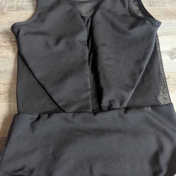 BP Designs Black Mesh Leotard – Child Large - Picture 2 of 6